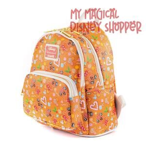 Gingerbread Mickey And Minnie Mouse Mini Loungefly Backpack